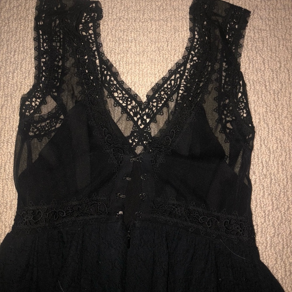 Free People lace mini A line dress size 4 - Picture 3 of 8